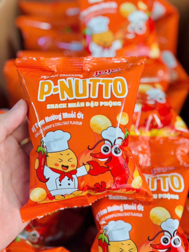 Snack Nhân Đậu Phộng P-Nutto Jojo - 30g