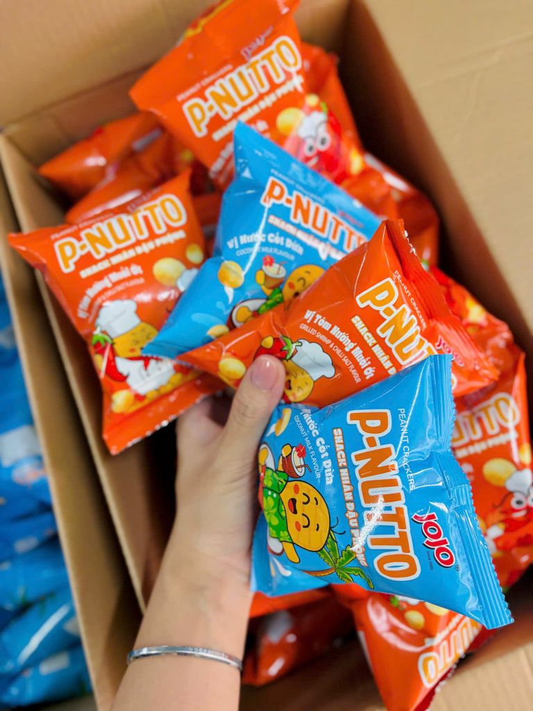 Snack Nhân Đậu Phộng P-Nutto Jojo - 30g
