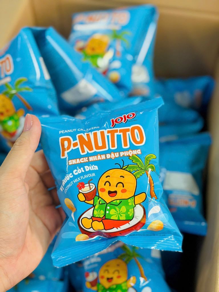 Snack Nhân Đậu Phộng P-Nutto Jojo - 30g