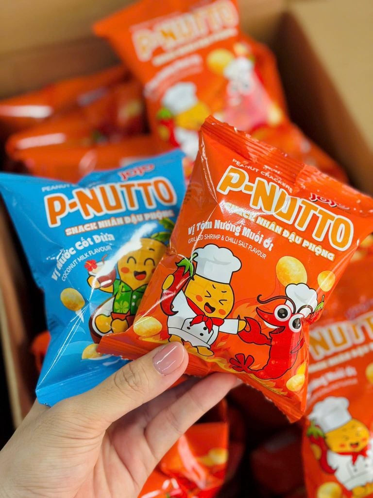 Snack Nhân Đậu Phộng P-Nutto Jojo - 30g