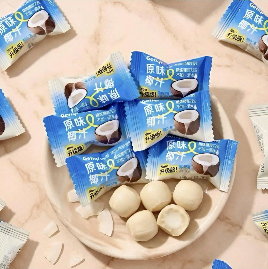 Kẹo Dừa Sữa Geliqi - 68g