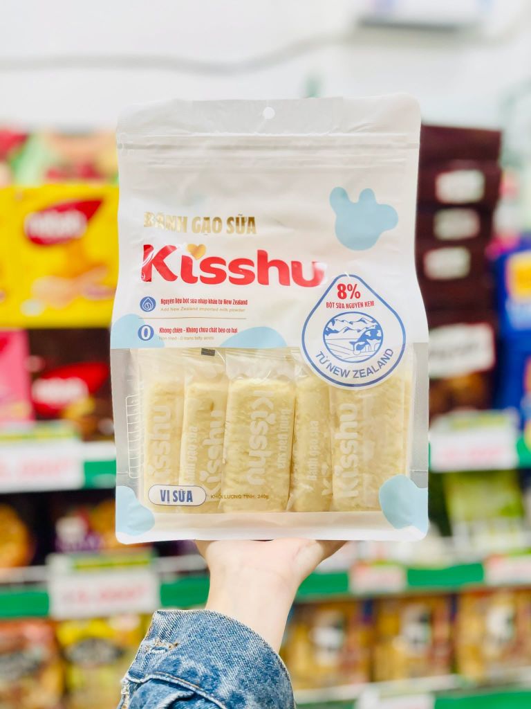 Bánh Gạo Sữa Kisshu - 240g