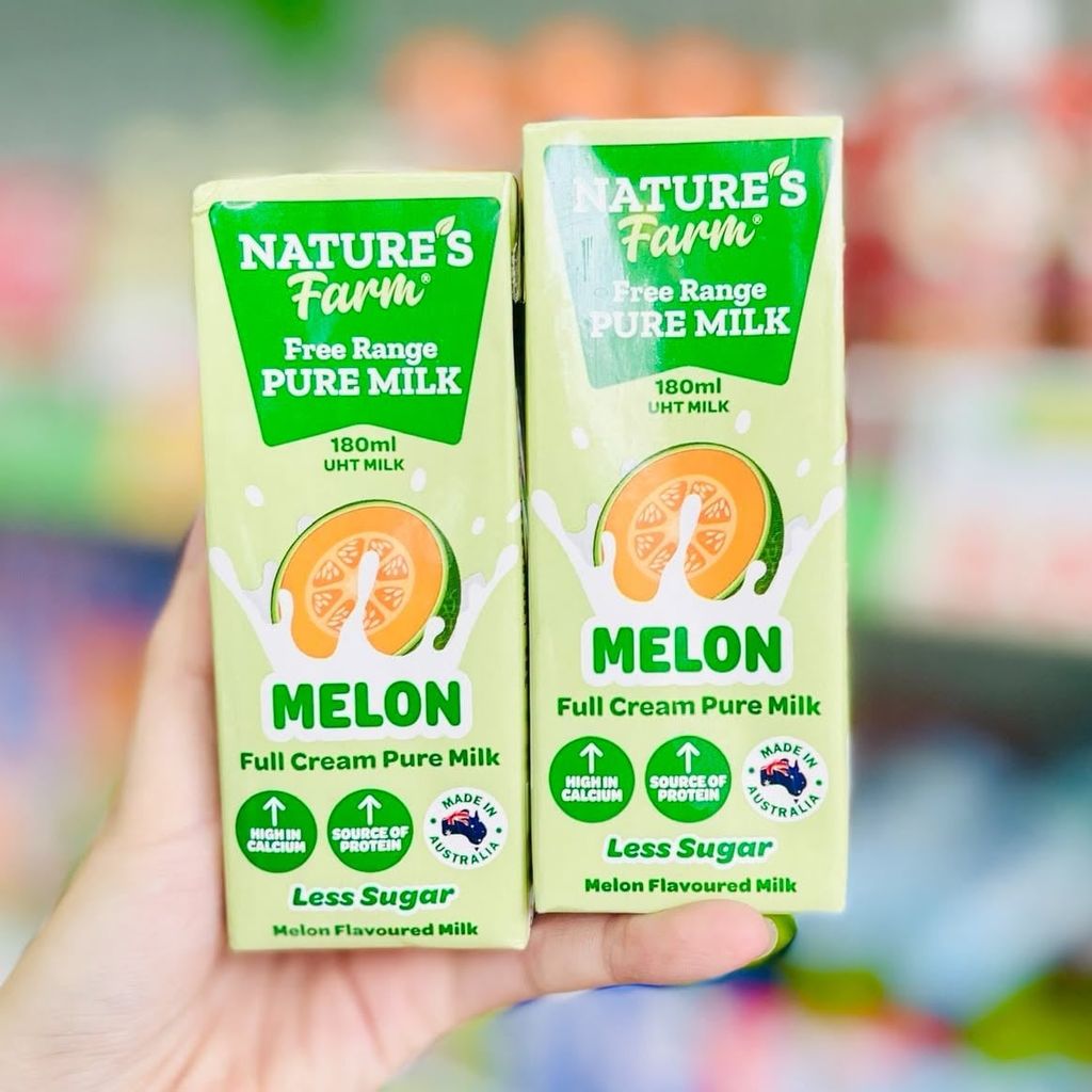 Thùng 24 Hộp Sữa Tươi Úc Nature's Farm - 24 Hộp x 180ml