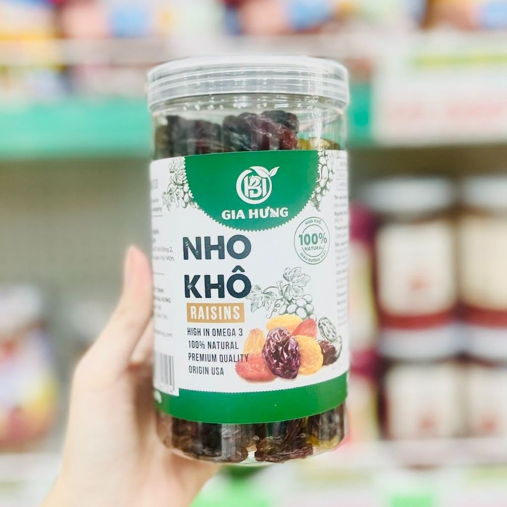 Nho Khô Raisins Gia Hưng - 500g