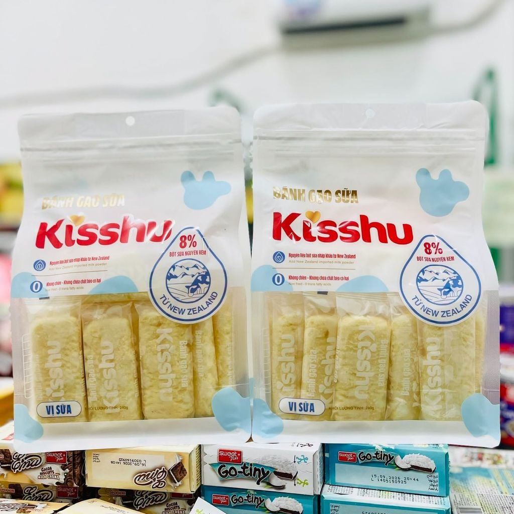 Bánh Gạo Sữa Kisshu - 240g