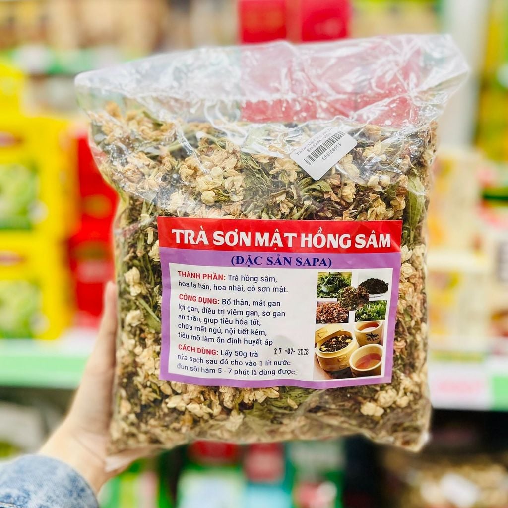 Trà Sơn Mật Hồng Sâm Đặc Sản Sapa - 500g
