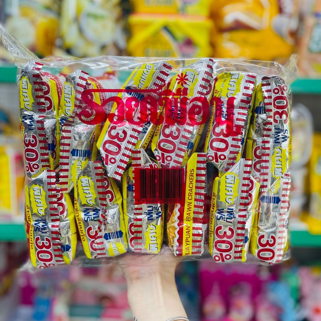 Lốc Snack Tôm Thái Lan Hanami - Lốc 12 Gói