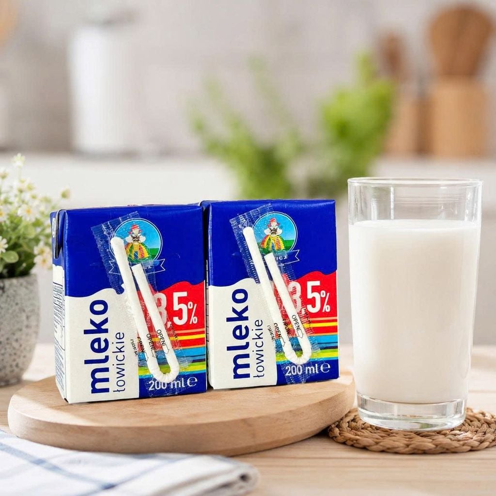 Sữa Tiệt Trùng Ba Lan Mleko Łowickie 3.5% - 200ml