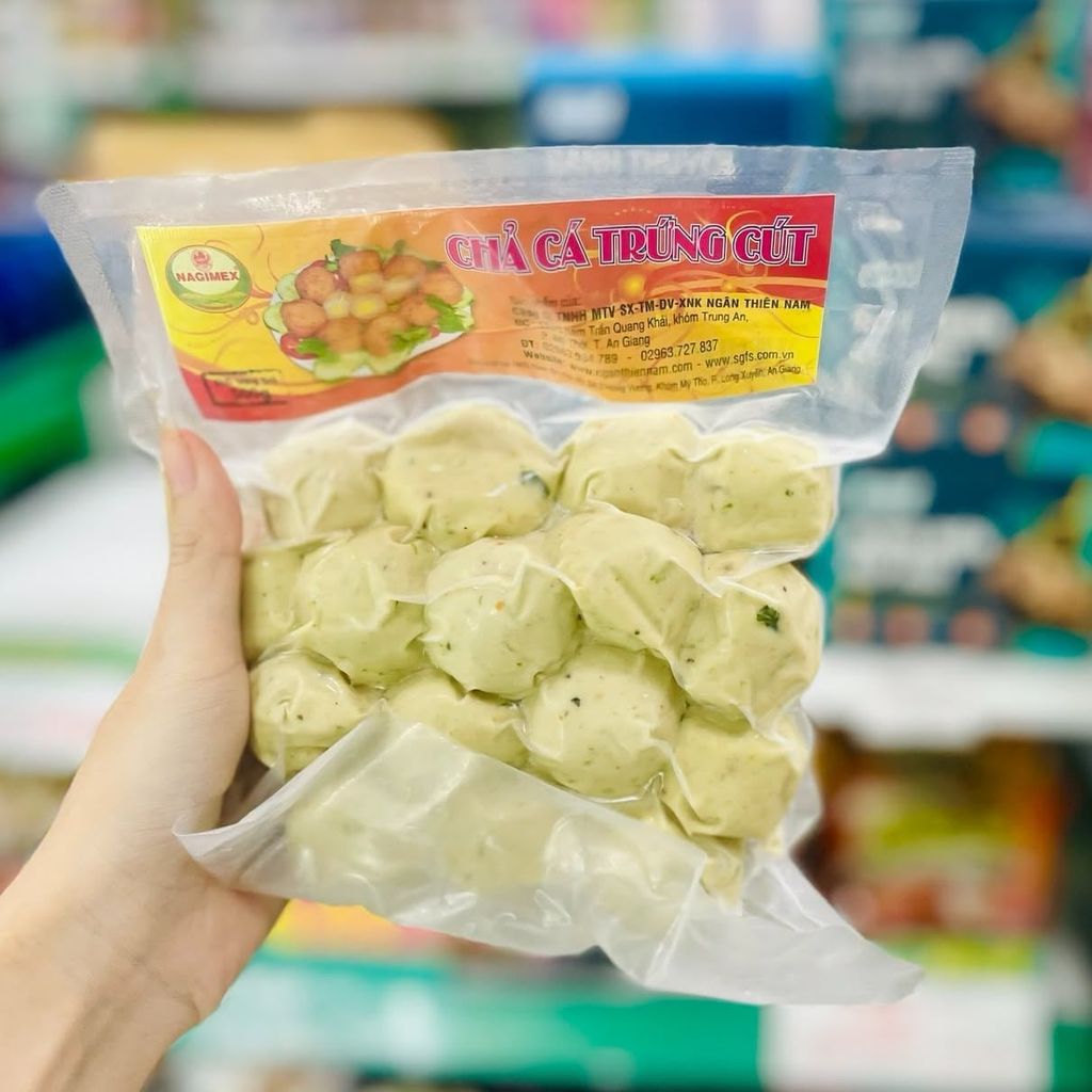 Chả Cá Trứng Cút Nagimex - 500g