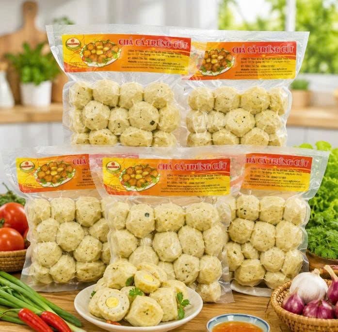 Chả Cá Trứng Cút Nagimex - 500g