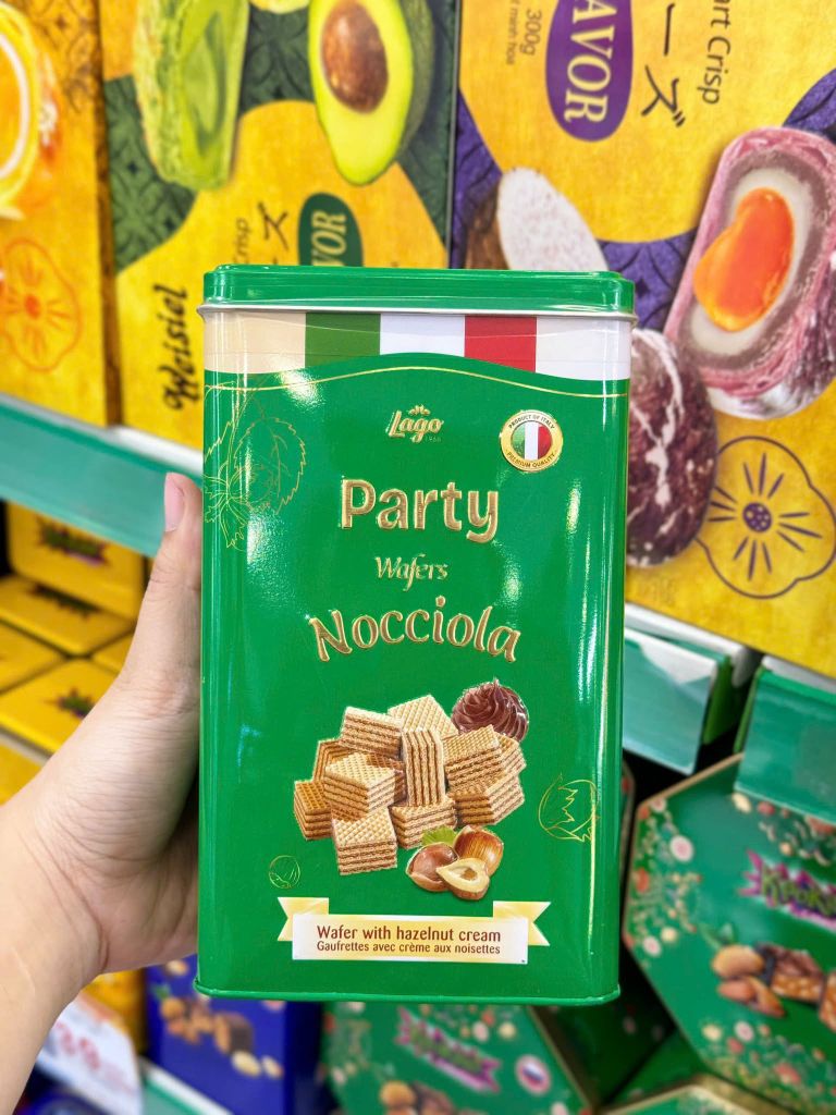 Bánh Xốp Hạt Dẻ Lago Ý - Hộp 125g