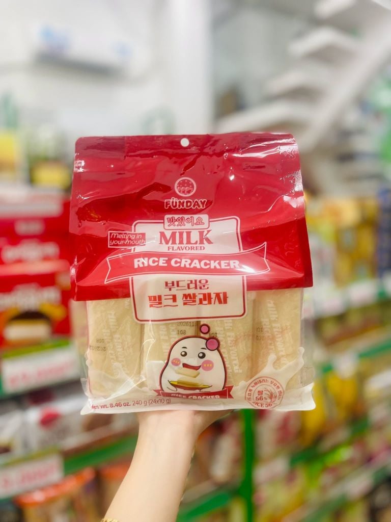 Bánh Gạo Sữa Hàn Quốc Funday - 240g