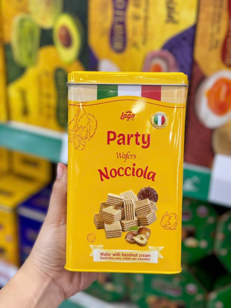 Bánh Xốp Hạt Dẻ Lago Ý - Hộp 125g