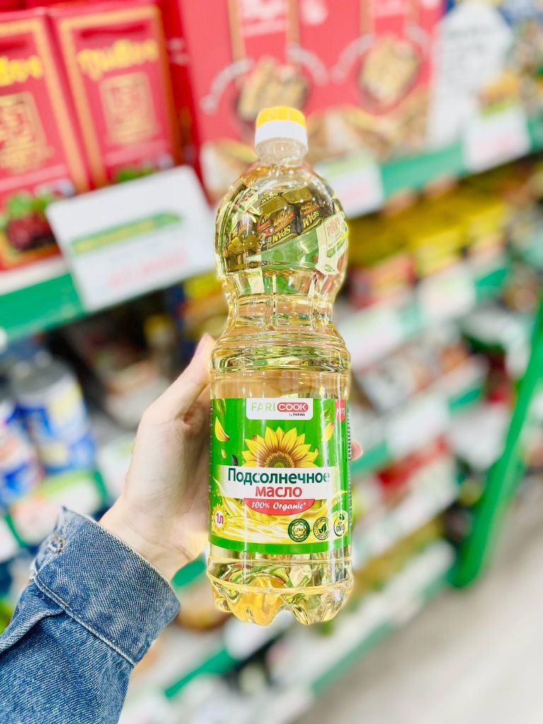 Dầu Ăn Hướng Dương Nga Fari Cook - 1L