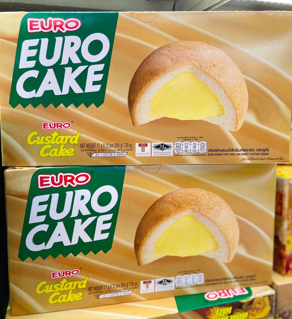 Bánh Trứng Euro Cake Thái Lan - 204g