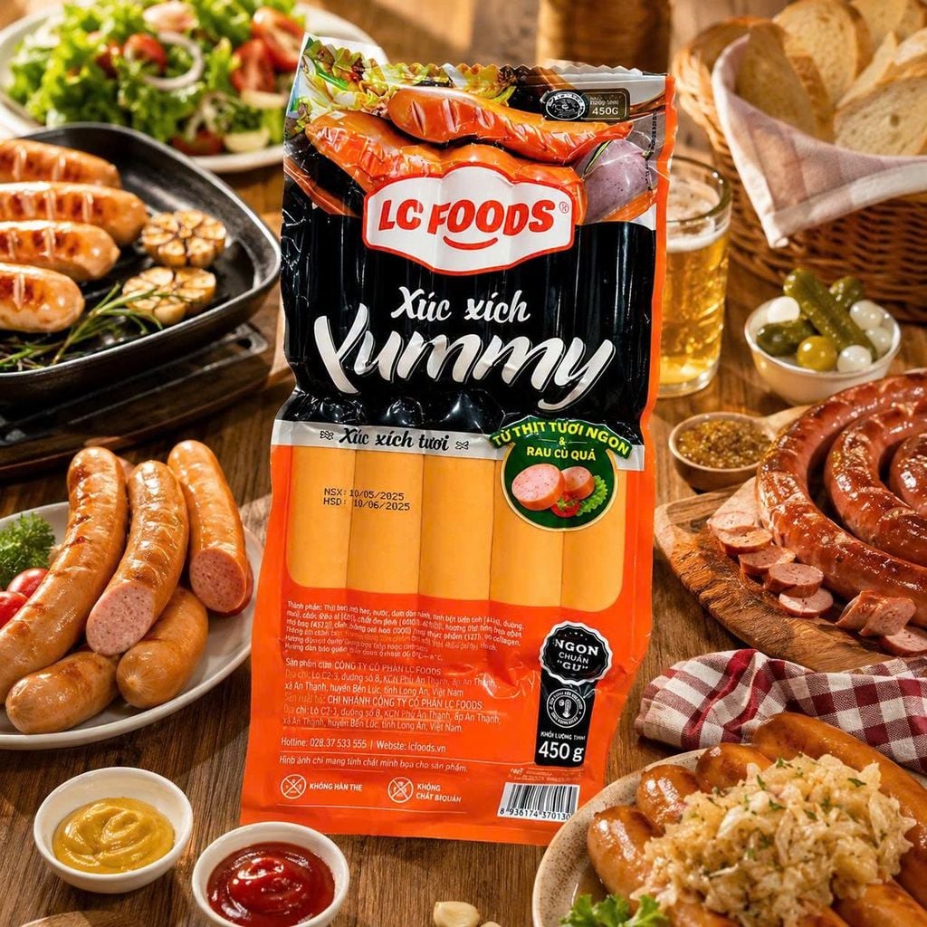 Xúc Xích Yummy LC Foods - Gói 500g