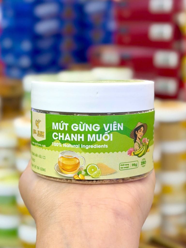 Viên Cốt Gừng Qna Farm Cao Cấp - 95g
