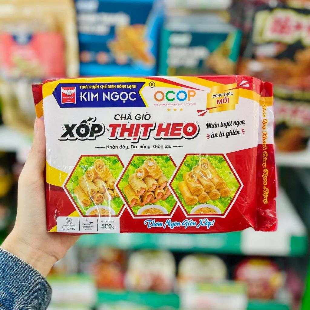 Chả Giò Xốp Kim Ngọc Thịt Heo - 500g