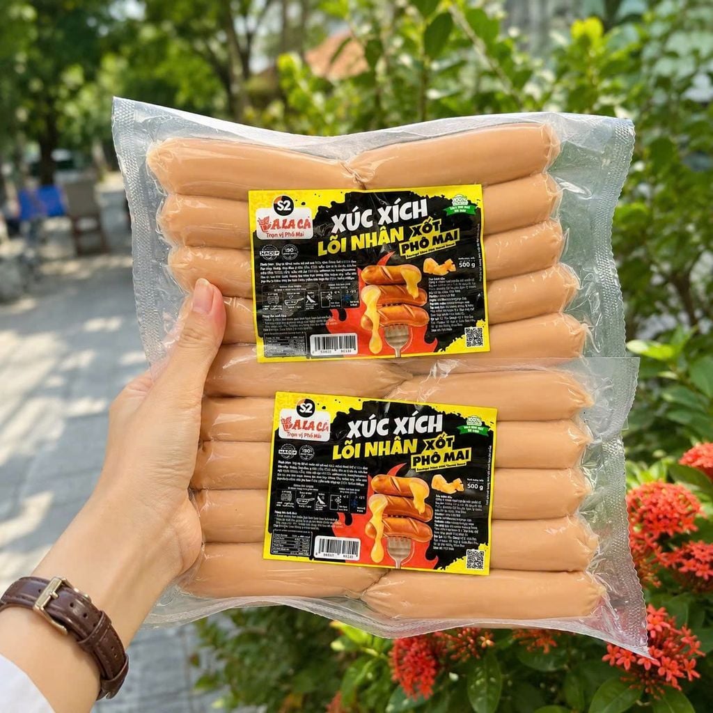 Xúc Xích Lõi Nhân Xốt Phô Mai S2 - 500g