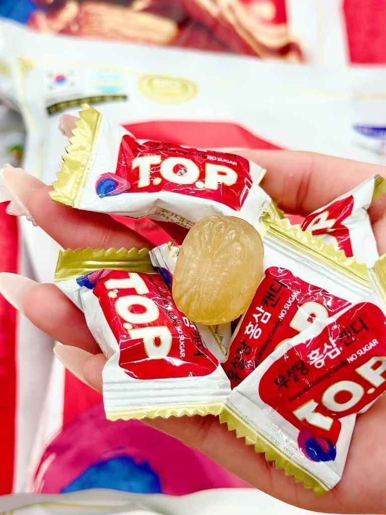 Kẹo Hồng Sâm Không Đường Top Daesan - 500g