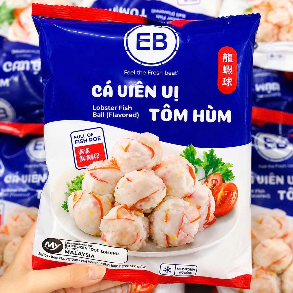 Tôm Hùm Viên Lobster Fish Ball EB - Gói 500g