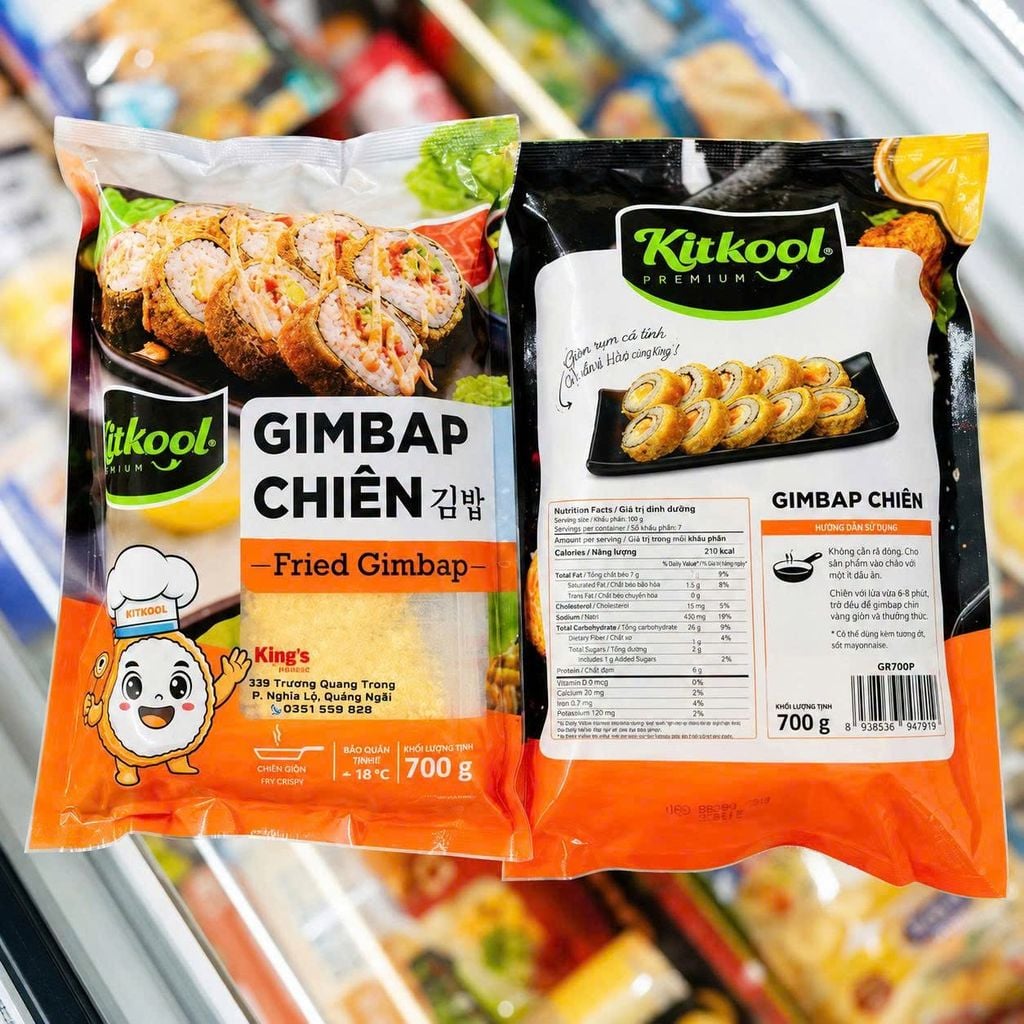 Gimbap Chiên Kitkool - Gói 700g
