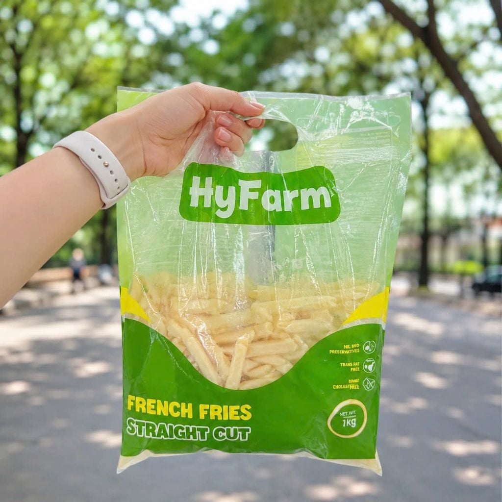Khoai Tây Sợi Cắt Thẳng Đông Lạnh Hyfarm - 1kg
