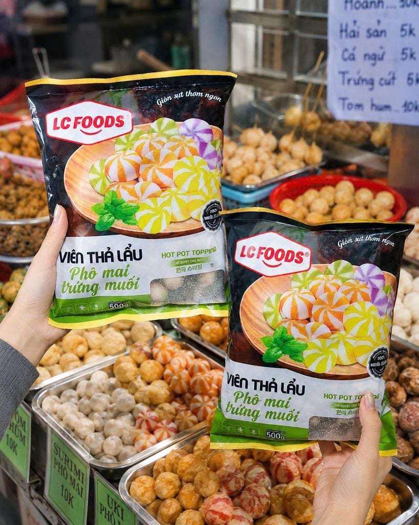 Viên Thả Lẩu Phô Mai Trứng Muối LC Foods - 500g