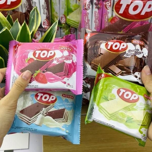 Bánh Xốp Top Cao Cấp - 420g (Lá Dứa, Sữa, Dâu, Socola)