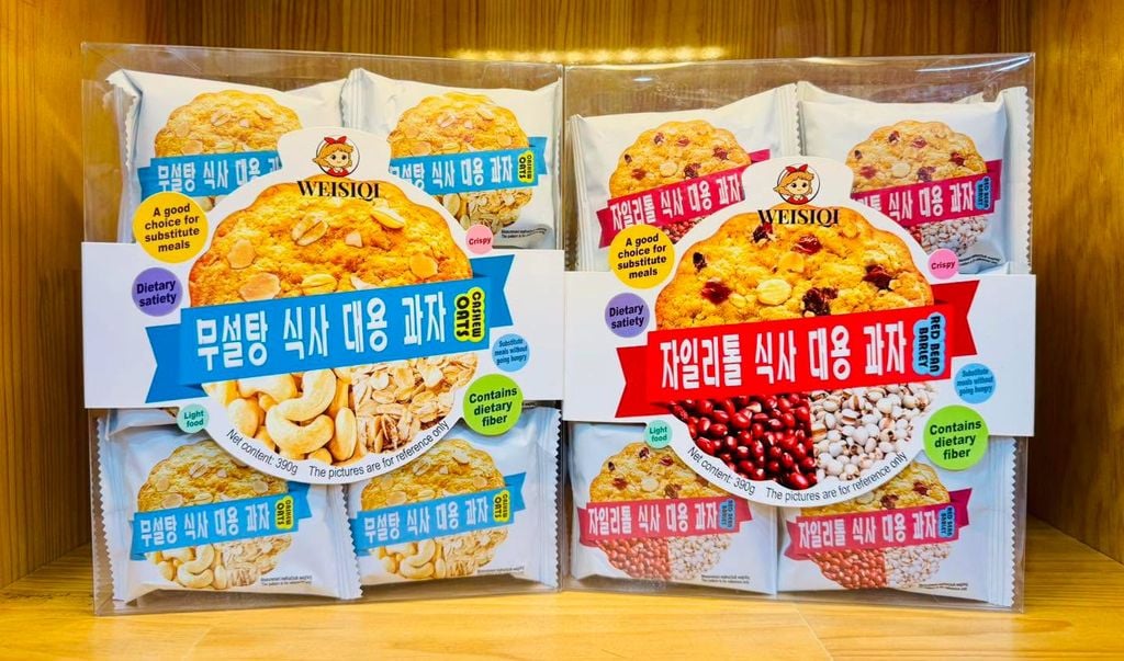 Bánh Ngũ Cốc Hạt Điều Yến Mạch Weisiqi - 390g