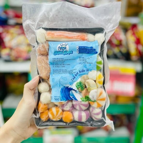 Set Viên Thả Lẩu Tinh Hoa Biển Cả Hải Đạt - 500g