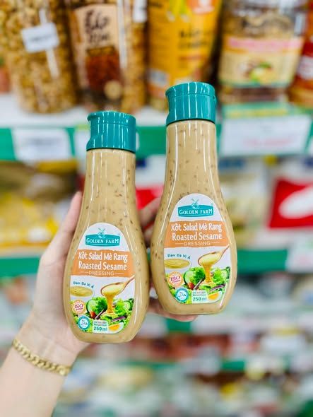 Xốt Salad Mè Rang Golden Farm - Chai 250ml