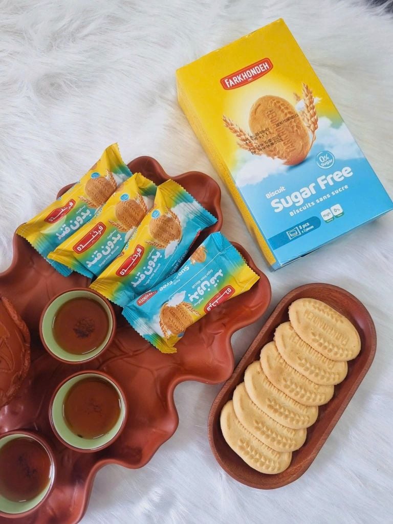 Bánh Quy Không Đường Lúa Mạch Farkhondeh - 195g