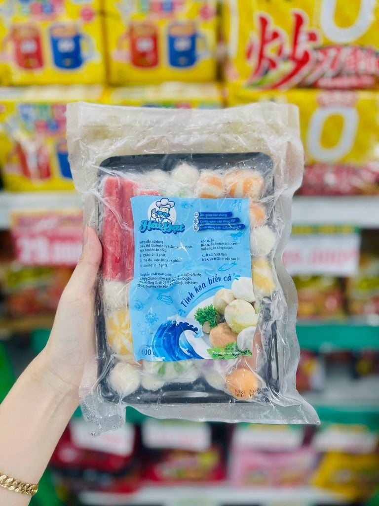 Set Viên Thả Lẩu Tinh Hoa Biển Cả Hải Đạt - 500g