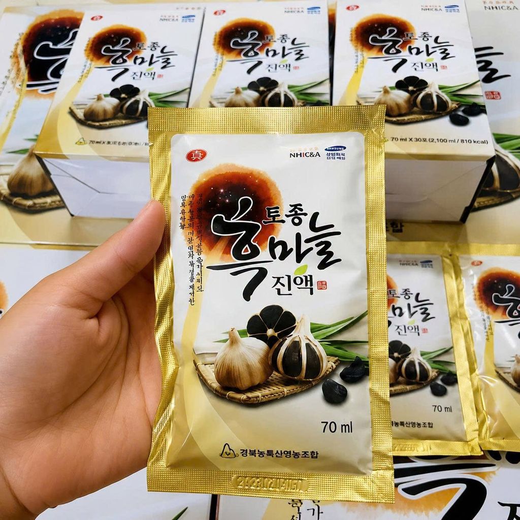 Nước Tỏi Đen Hàn Quốc - 70ml x 30 Gói