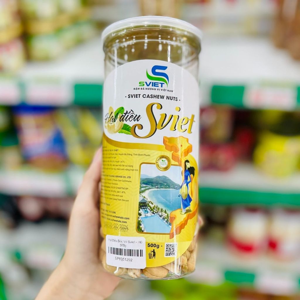 Hạt Điều Bóc Vỏ Sviet - Hũ 500g