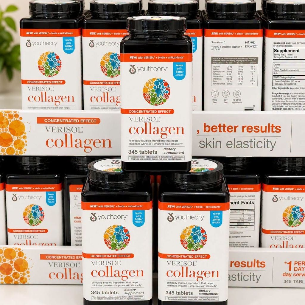 Viên Uống Collagen Youtheory - 345 Viên