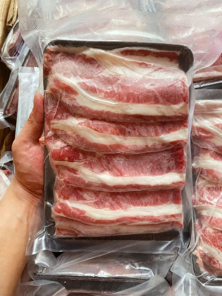 Ba Chỉ Bò Úc Excel Trải Mỏng - 500g