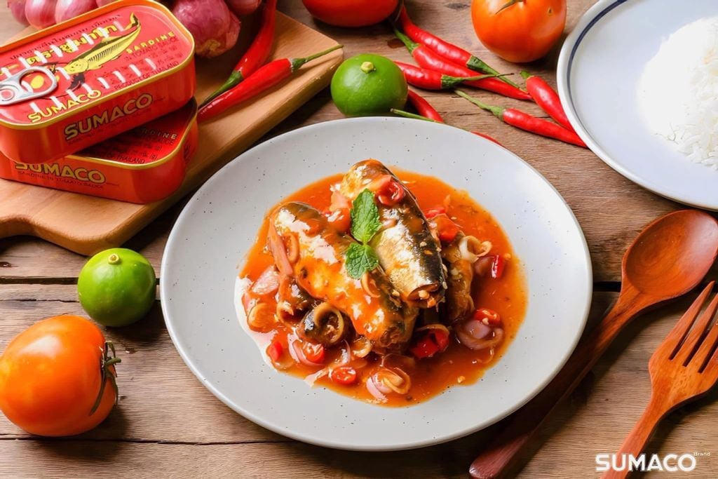 Cá Mòi Sardines Sumaco Thái Lan - 125g