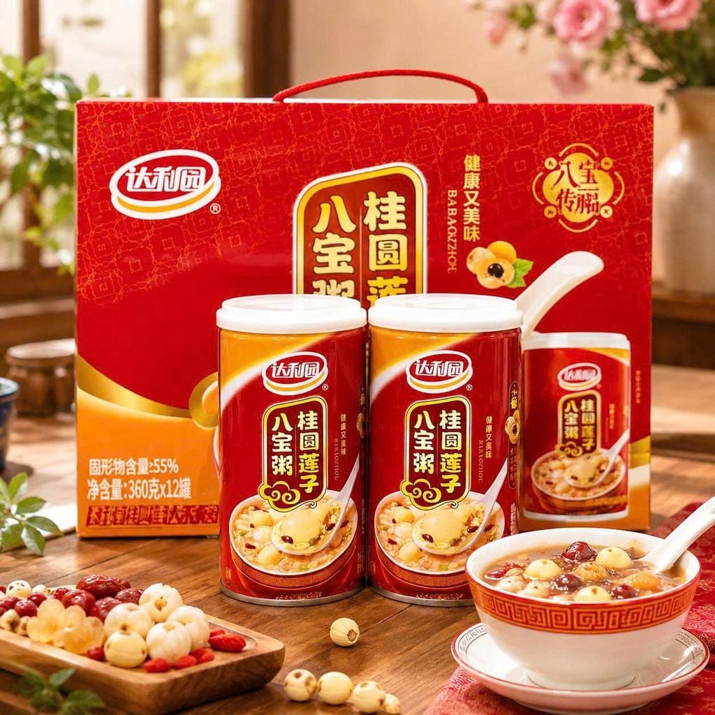Cháo Bát Bửu Hạt Sen Nhãn Nhục - 360g