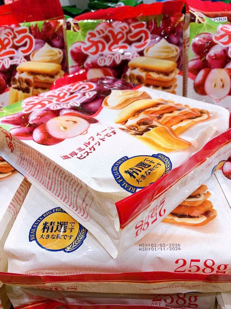 Bánh Quy Kẹp Mix Vị Trái Cây - Gói 258g