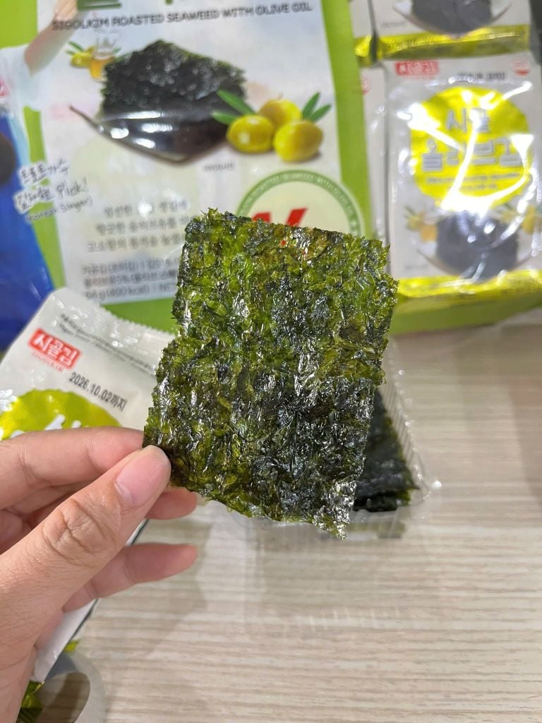 Rong Biển Ăn Liền Sigol Vị Dầu Oliu Hàn Quốc - Lốc 16 Gói