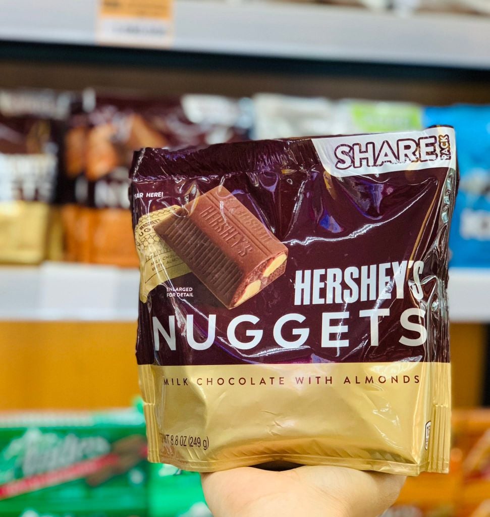Socola Hershey's Nuggets Milk Almonds - 249g