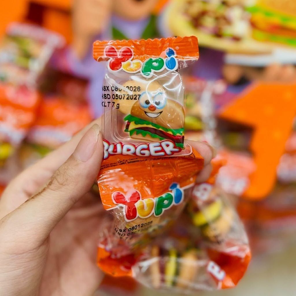 Kẹo Dẻo Yupi Dây 10 Gói Vị Cola - 70g