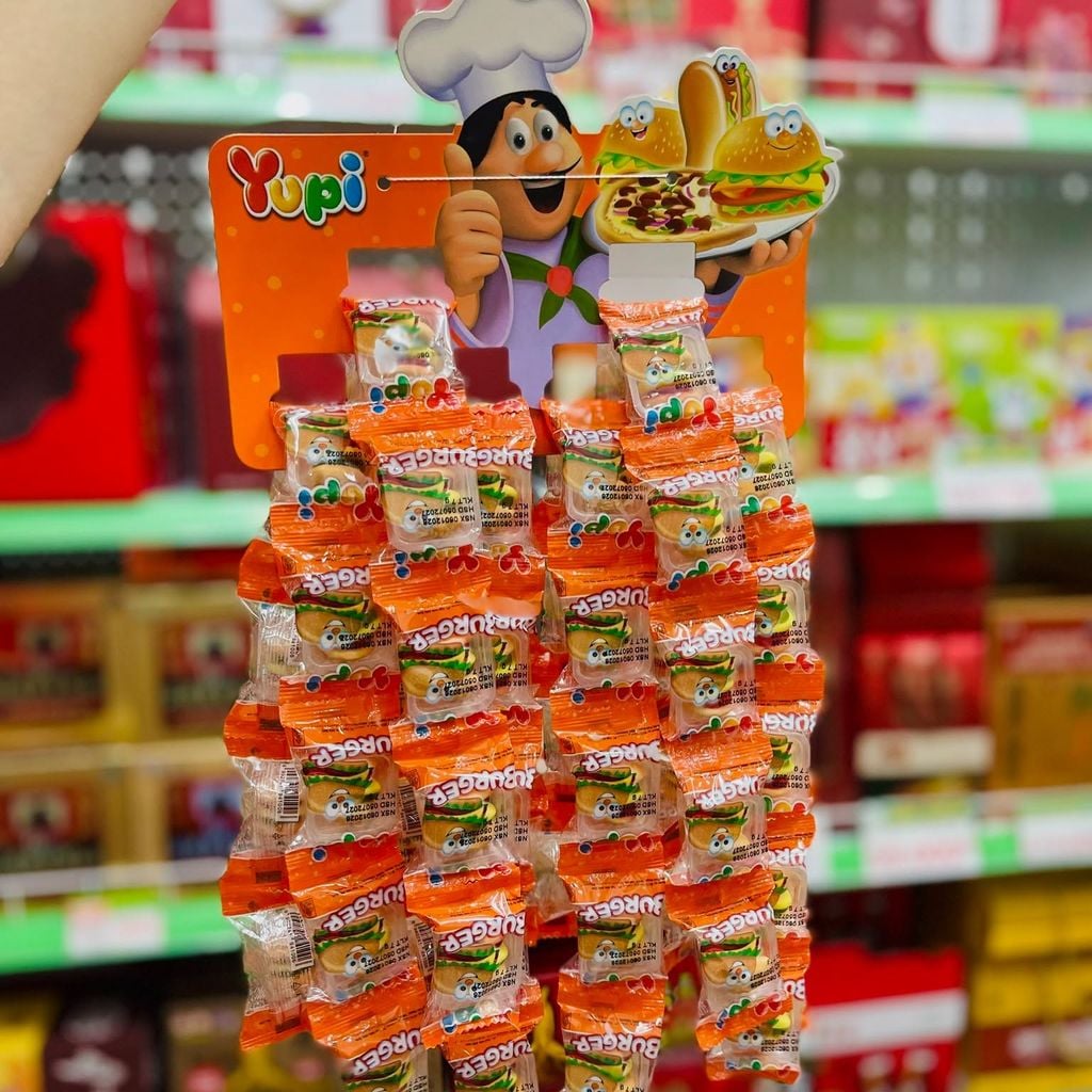 Kẹo Dẻo Yupi Dây 10 Gói Vị Cola - 70g