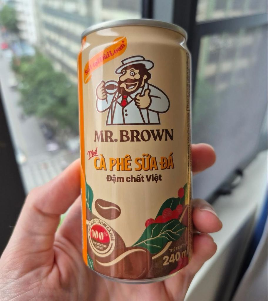 Combo 12 lon cà phê sữa đá Mr.Brown - 12 lon x 240ml