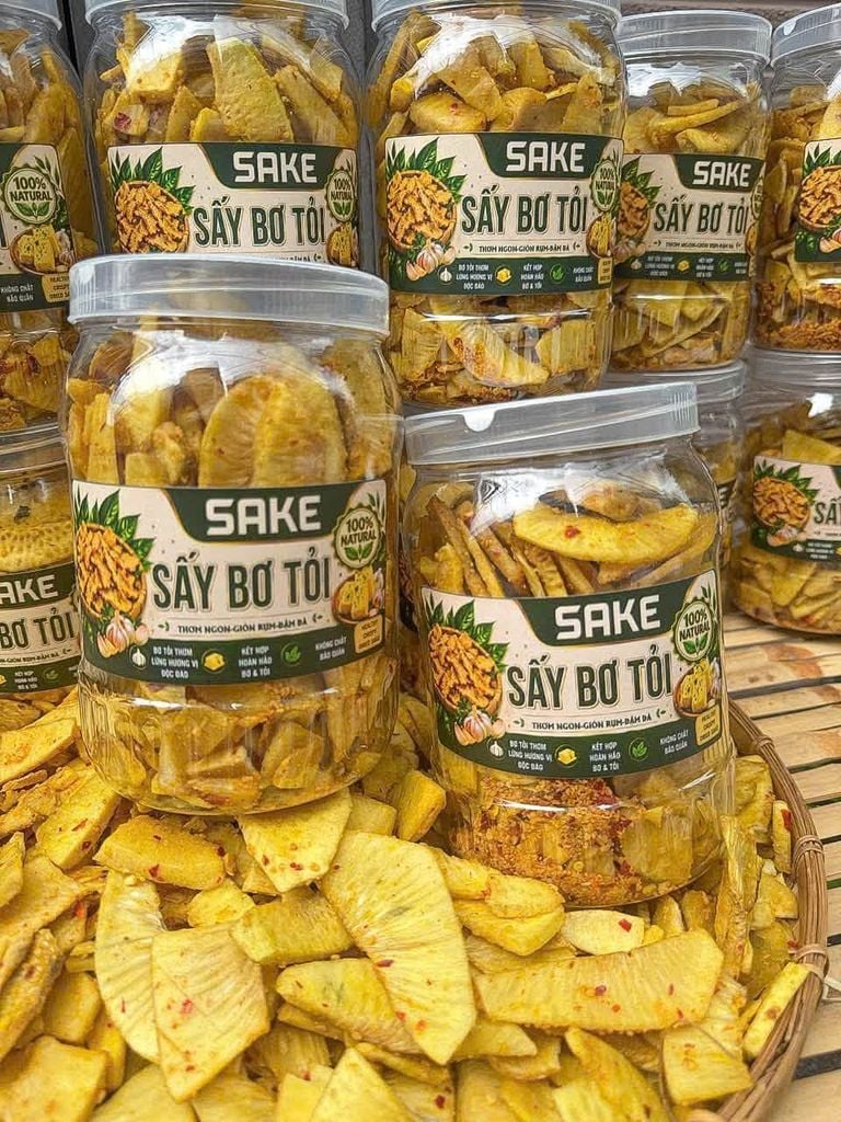 Sake Sấy Bơ Tỏi - 400g
