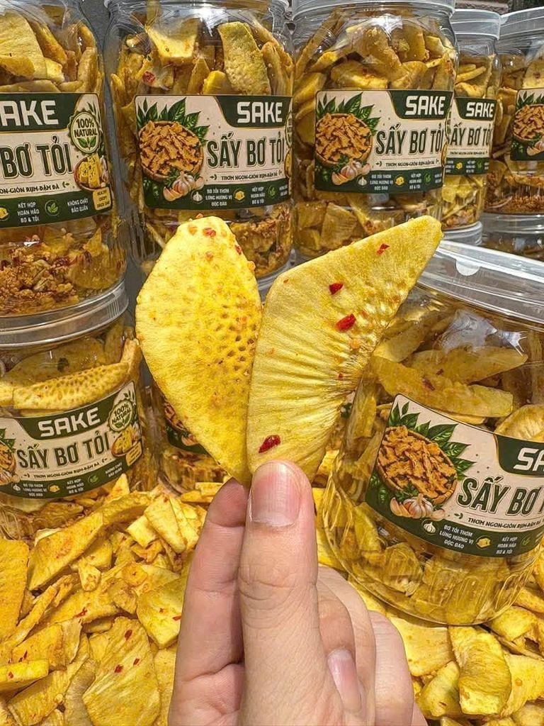 Sake Sấy Bơ Tỏi - 400g