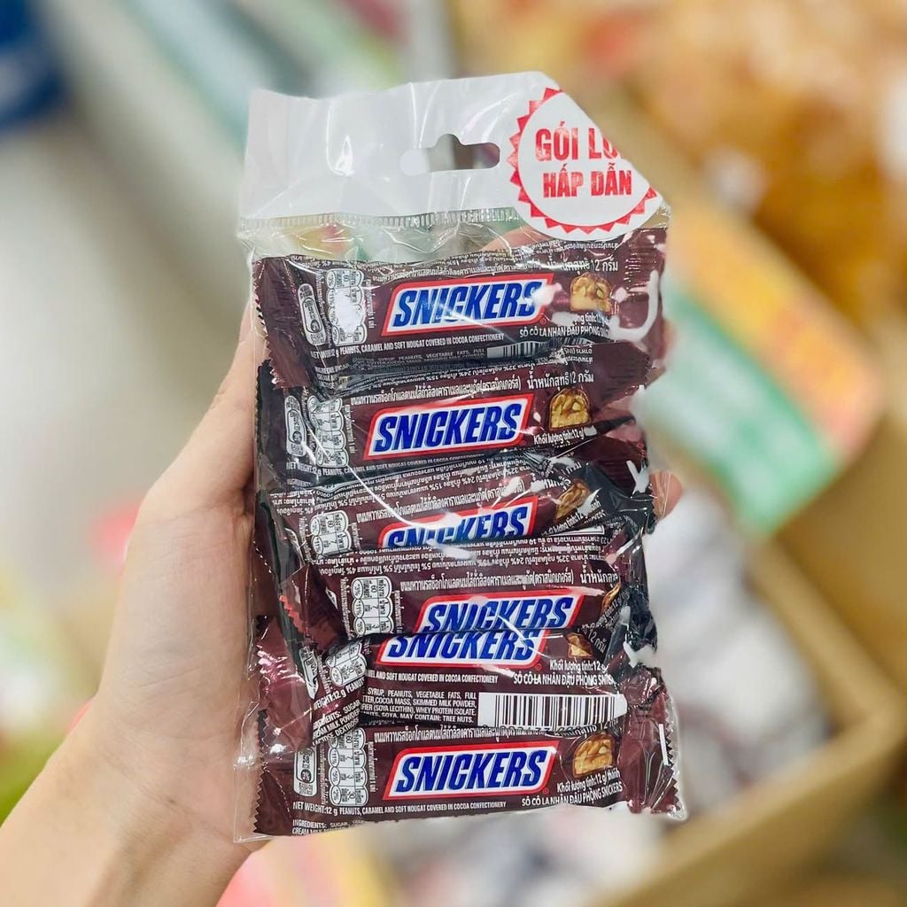Combo 2 Thanh Socola Nhân Đậu Phộng Snickers - 2 Thanh x 12g
