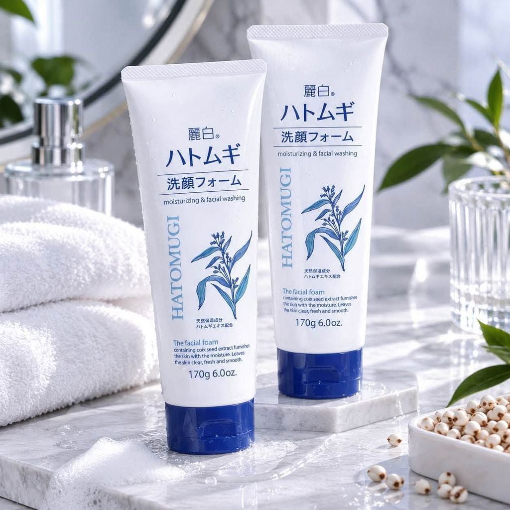 Sữa Rửa Mặt Hatomugi Lớn - 170g